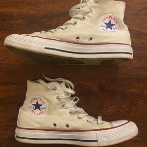 High Top White Converse